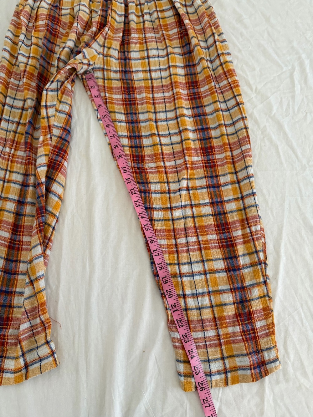 FREE PEOPLE Women’s Plaid Trousers - Picture 8 of 8